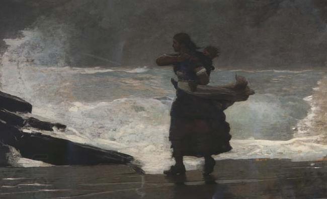 Winslow Homer The Gale (mk44) China oil painting art